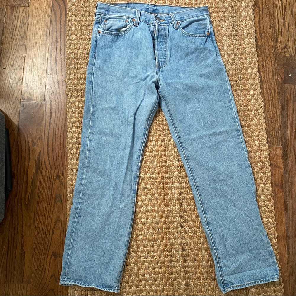 Levi's Light Blue Denim Jeans 501